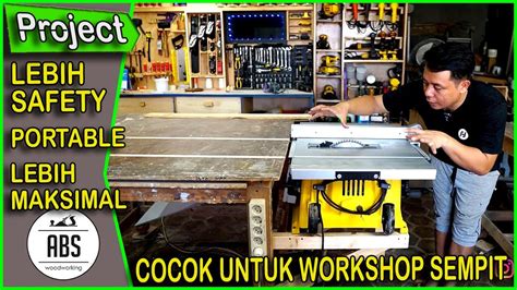 Table Saw Stanley Upgrade Memasang Table Saw Pada Workbench Youtube