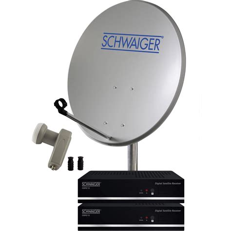 Digitale Sat Anlage 2 Teilnehmer And 2 Reciver 80 Cm Antenne Kaufen Bei Obi