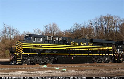 NS GE ES44AC #8100 Nickel Plate Road Heritage Unit Photo Page