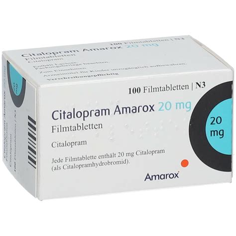 Citalopram Amarox Mg Filmtabletten St Mit Dem E Rezept Kaufen