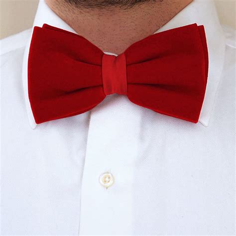 Red Velvet Bow Tie Velvet Bow Tie Velvet Bow Black Velvet Bow