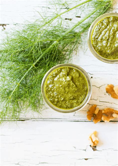 Fragrant Fennel Fronds Pesto - Whole Food Bellies