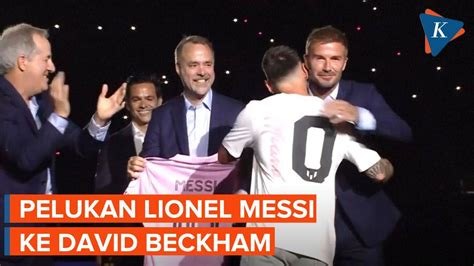 Lionel Messi Diperkenalkan Inter Miami Langsung Peluk David Beckham