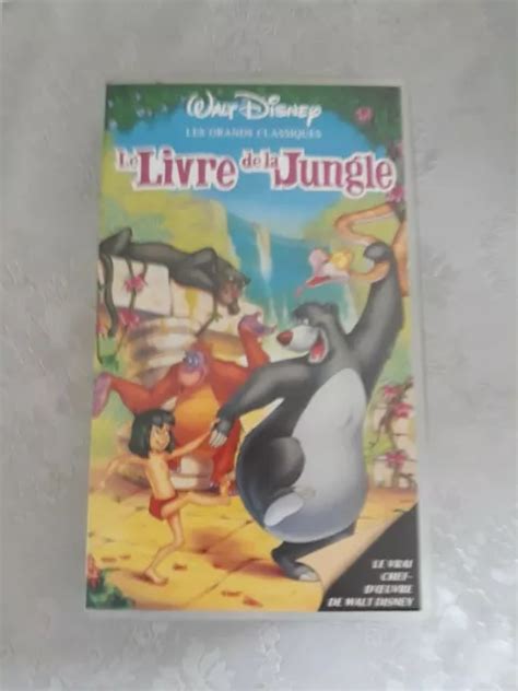 CASSETTE VHS DISNEY Le Livre De La Jungle EUR 5 00 PicClick FR