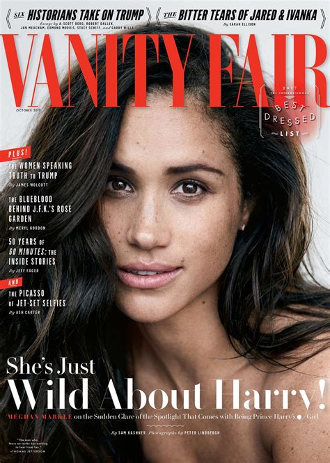 Meghan Markle Discusses Her Relationship With Prince Harry For The Cover Of Vanity Fair Vogue