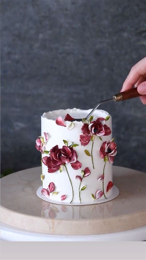 Jihye Yun On Instagram Buttercream Flower Cake Class Palette Knife