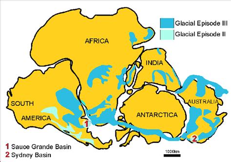 Gondwana Supercontinent Map