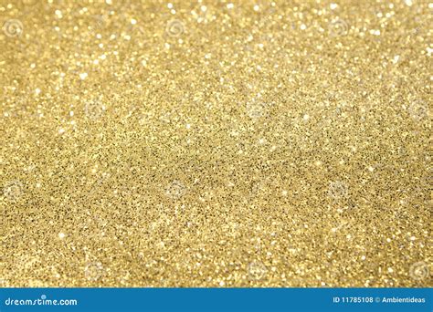 Foco Seletivo Do Glitter Do Ouro Foto De Stock Imagem De Fundo