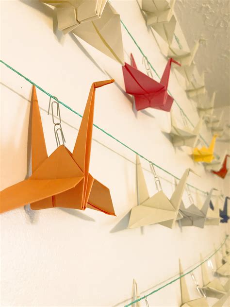 Master The Art Of Origami Create A Graceful Paper Crane Mobile For