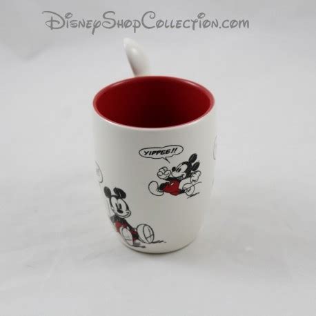 Tasse à café expresso et sa cuillère DISNEYLAND PARIS croquis BD ba