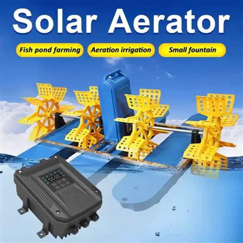 Taizhou Fountain Solar Powered Shrimp Submersible Aerators Fish Pond