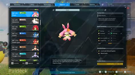 Flopie Breeding Combos Location Drops And Skills Palworld