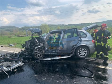 Trafic blocat pe DN 13 în zona localității Saschiz