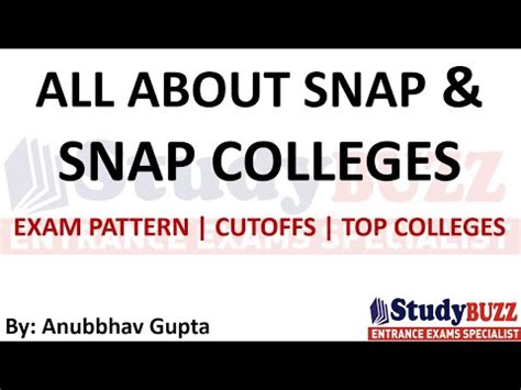 All About SNAP 2023 Best Colleges Exam Pattern Cutoffs Top SNAP