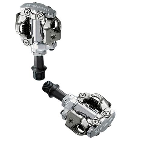 PEDALE VTT AUTO SHIMANO SPD XC M540 ARGENT PR