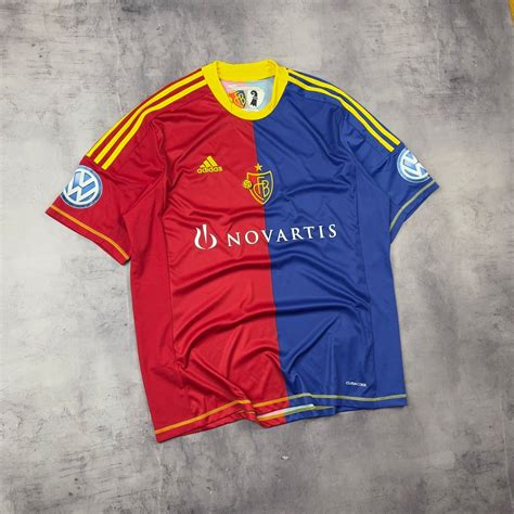 Adidas Rare Adidas Fc Basel Home Soccer Jersey Football Shirt Grailed