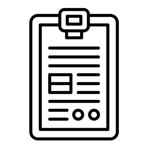 Application Form Line Icon 14810432 Vector Art At Vecteezy