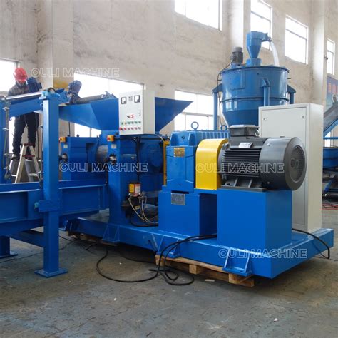 Waste Tyres Rubber Grinding Equipment Rubber Crack Mill Machine