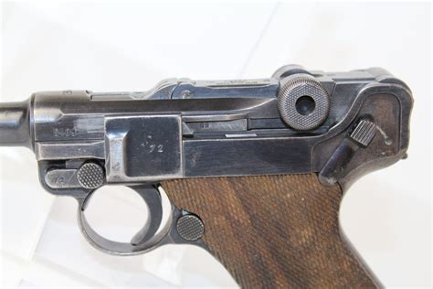 1940 Mauser Luger Semi Automatic Pistol C R Antique 004 Ancestry Guns