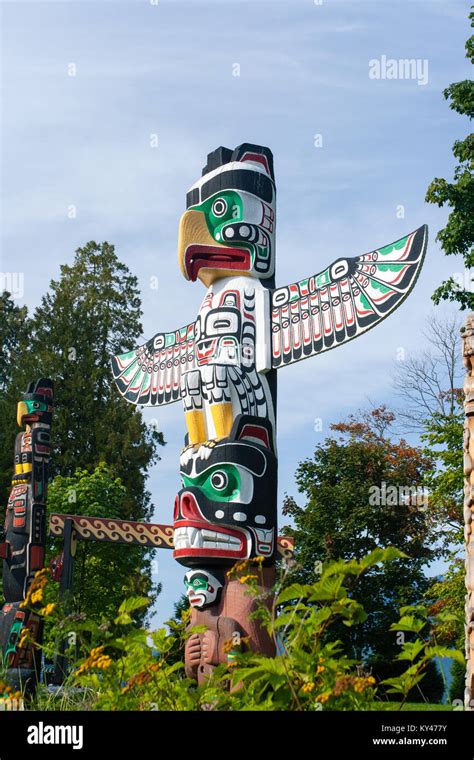 First Nations Totem Poles Representing Craftsmanship And Unique Culture