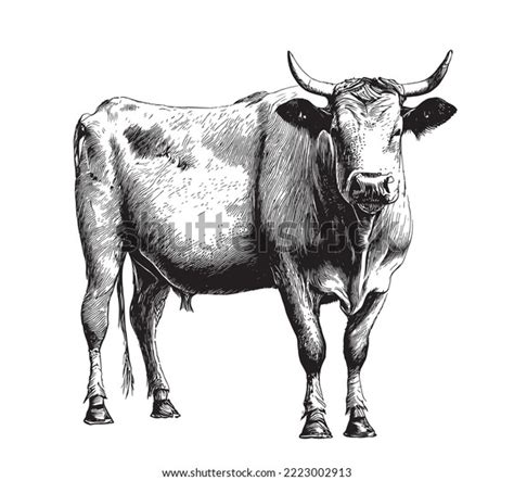 Line Art Drawing Aurochs Wild Ox PNG JPEG, 50% OFF