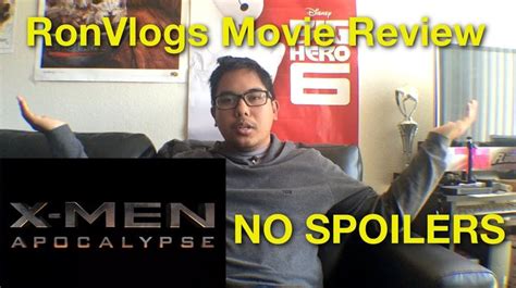 Ronvlogs X Men Apocalypse Review No Spoilers X Men Apocalypse X