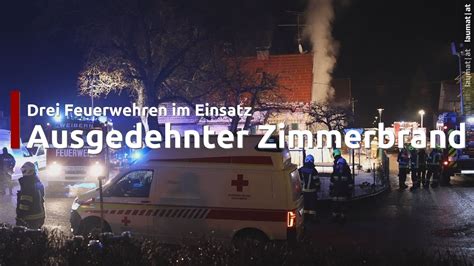 Ausgedehnter Zimmerbrand In Einem Wohnhaus In Haag Am Hausruck