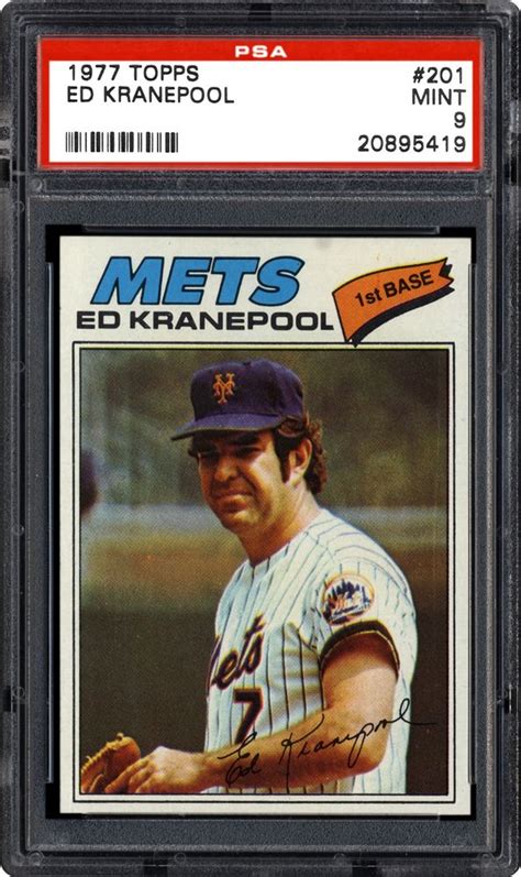 1977 Topps Ed Kranepool | PSA CardFacts®