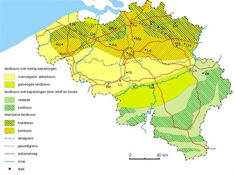 Vereenvoudigde bodemkaart van België Hoe beïnvloedt de bodem de