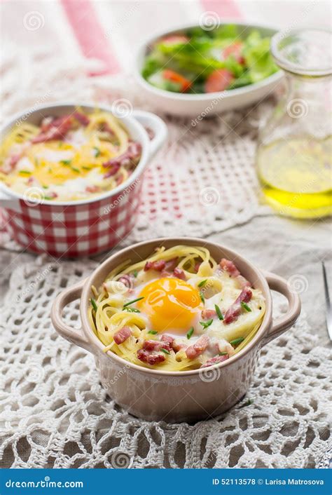 Pasta Carbonara Egg Yolk