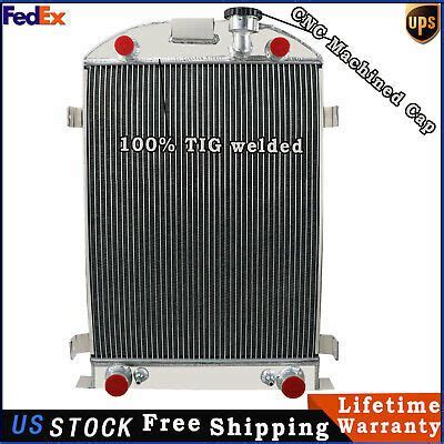 Ebay Row Core Aluminum Radiator For Ford Model A Flathead