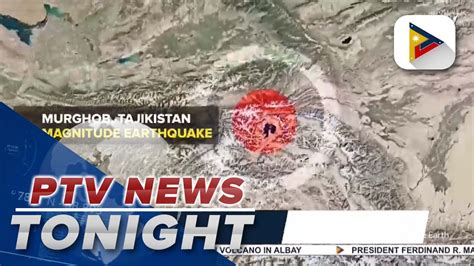 Magnitude Earthquake Hits Eastern Tajikistan Near Border With China