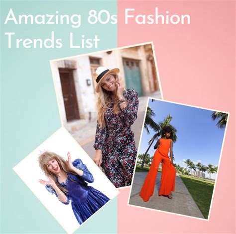 Amazing 80s Fashion Trends List For Women that You Can Try