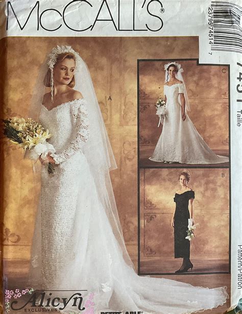 MCCALLS CRAFTS 4207 Bridal Package Uncut 1989 Vintage Sewing Pattern