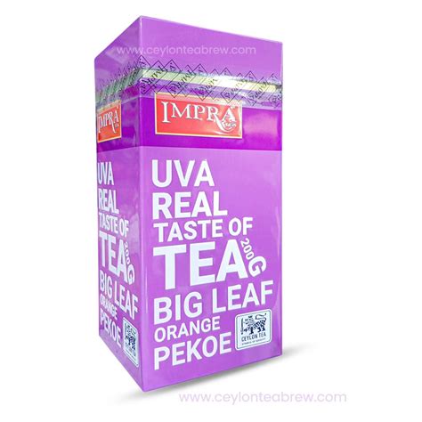 Impra Ceylon Black Tea With Natural Ginger Flavor Ceylon Tea Brew