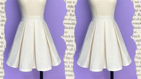 37 Pleated Circle Skirt Sewing Pattern XingYazman