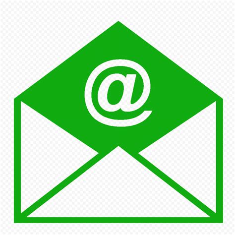 E Mail Mail Letter Green Logo Icon Citypng