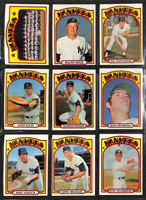 Lot Detail 1972 Topps Baseball Complete Set Of 787 Cards