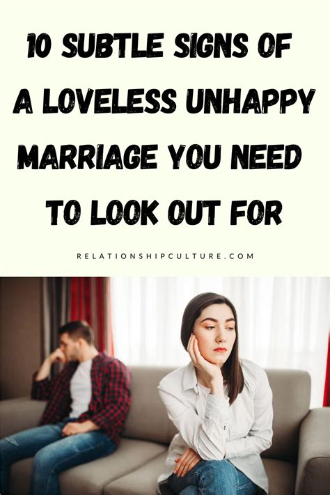 10 Top Unhappy Marriage Signs Relationship Culture