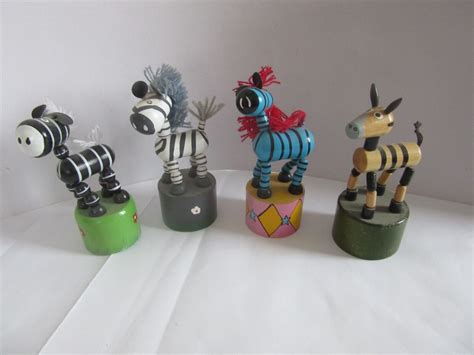 WAKOUWA push puppet zèbres lot de 15 en bois eBay