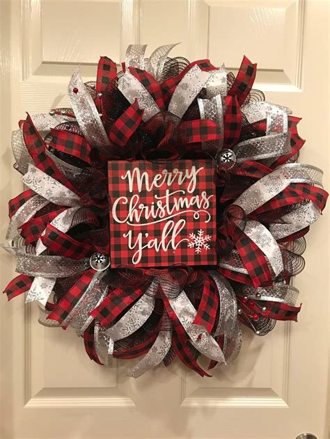 Christmas Wreath Merry Christmas Wreath Merry Christmas | Etsy