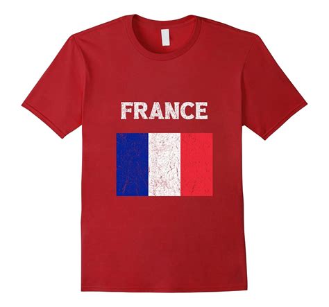 Vintage France Flag T Shirt Soccer French Jersey Tee Td Teedep