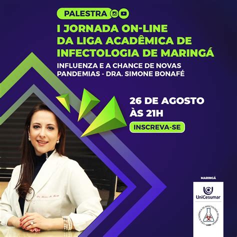 Laim Realizar Jornada Online Da Liga Acad Mica De Infectologia De