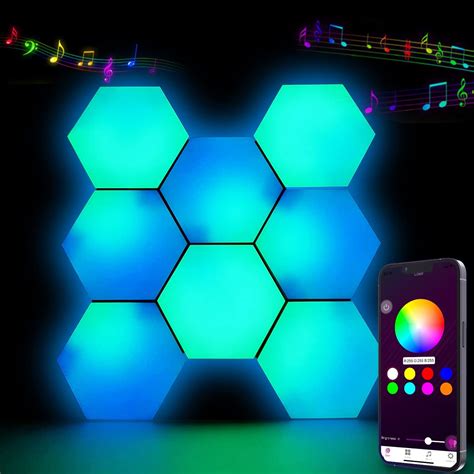 Pannelli LED RGB Controllo APP Luci Esagonali LED Parete Gaming Muro