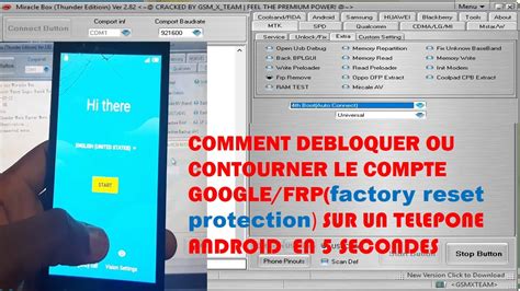 Débloquer un compte Google FRP sous android plus facilement avec