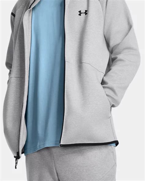 Mens Ua Unstoppable Fleece Full Zip Under Armour