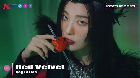 Red Velvet Beg For Me Instrumental Youtube