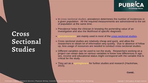 Comparison Of Cross Sectional And Prospective Cohort Study