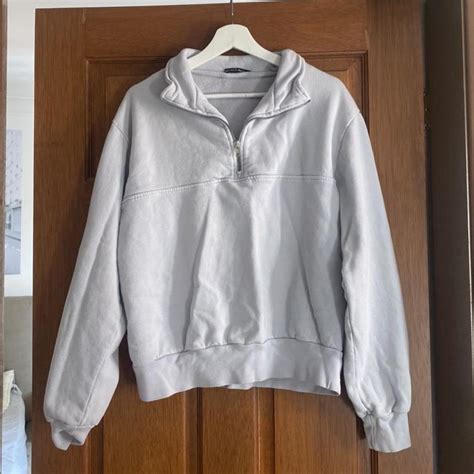 Brandy Melville Quarter Zip Sweater Bought A Few Depop