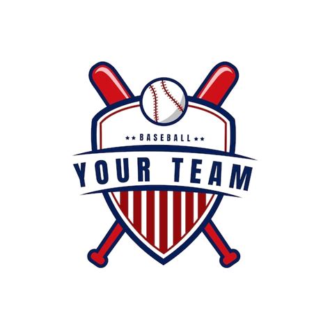 Premium Vector Baseball Sport Club Icon Softball Team Vector Badge